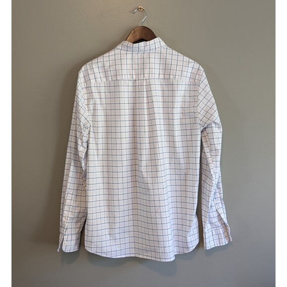 Vineyard Vines Size Medium OTG Mens Shirt Pink Blue Check Stripe Top On the Go - Picture 5 of 5
